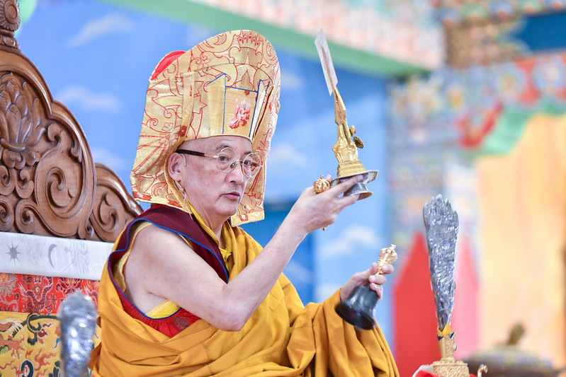  Empowerment by Kyabgön Drung Goshir Gyaltsab Rinpoche – Five-Deity Green Tārā of the Acacia Forest 